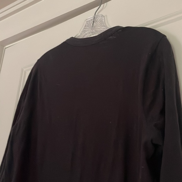 Lucky Brand Mixed Medium Button Down Blouse Black Small - Picture 11 of 13